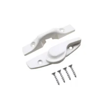 Andersen Genuine Sash Lock & Keeper in White Color (1968 to Present) - 	1630029