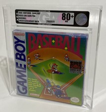 1st Print SEALED GREEN SCREENSHOTS Baseball VGA 80+ Nintendo USA Game Boy 1989