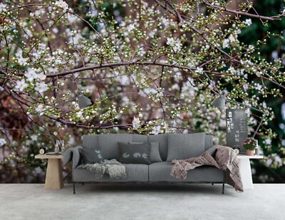 3D Flower Branch E2766 Wallpaper Mural Paper Wall Print Indoor Murals CA Honey