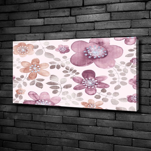 Tableau Moderne Imprimé Sur Toile - Motif Diamants - 100x50 Cm - Déco Murale Noir