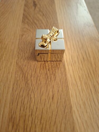 Mappin & Webb Mini Clock And Photo Frame Beautiful Chrome & gold Finish - Picture 6 of 8