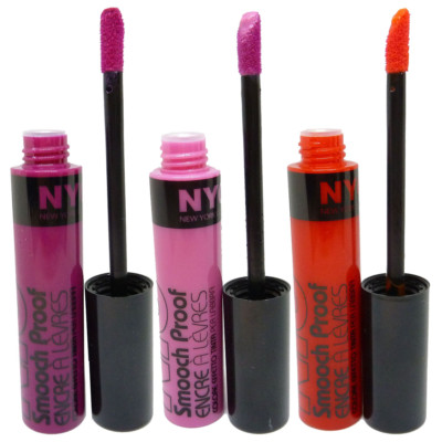 NYC Smooch Proof Liquid Lip Stain Lipgloss Creme Lippen Farbe Make Up Stift 7ml