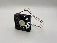 NMB 06015SS-24N-AT Axial Fan 3-Lead Wires 0.13 Amp 24 Volt DC 4200 RPM Black