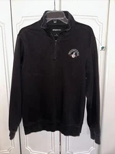 Michter's Bourbon Whiskey 1/4 Zip Pullover Sweatshirt Men’s Small Black
