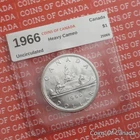 1966 Canada $1 Silver Dollar Coin - Heavy Cameo - Uncirculated #coinsofcanada