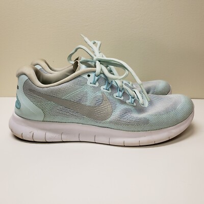 Nike Free RN 2017 Glacier Blue Running Shoes Sneakers Womens