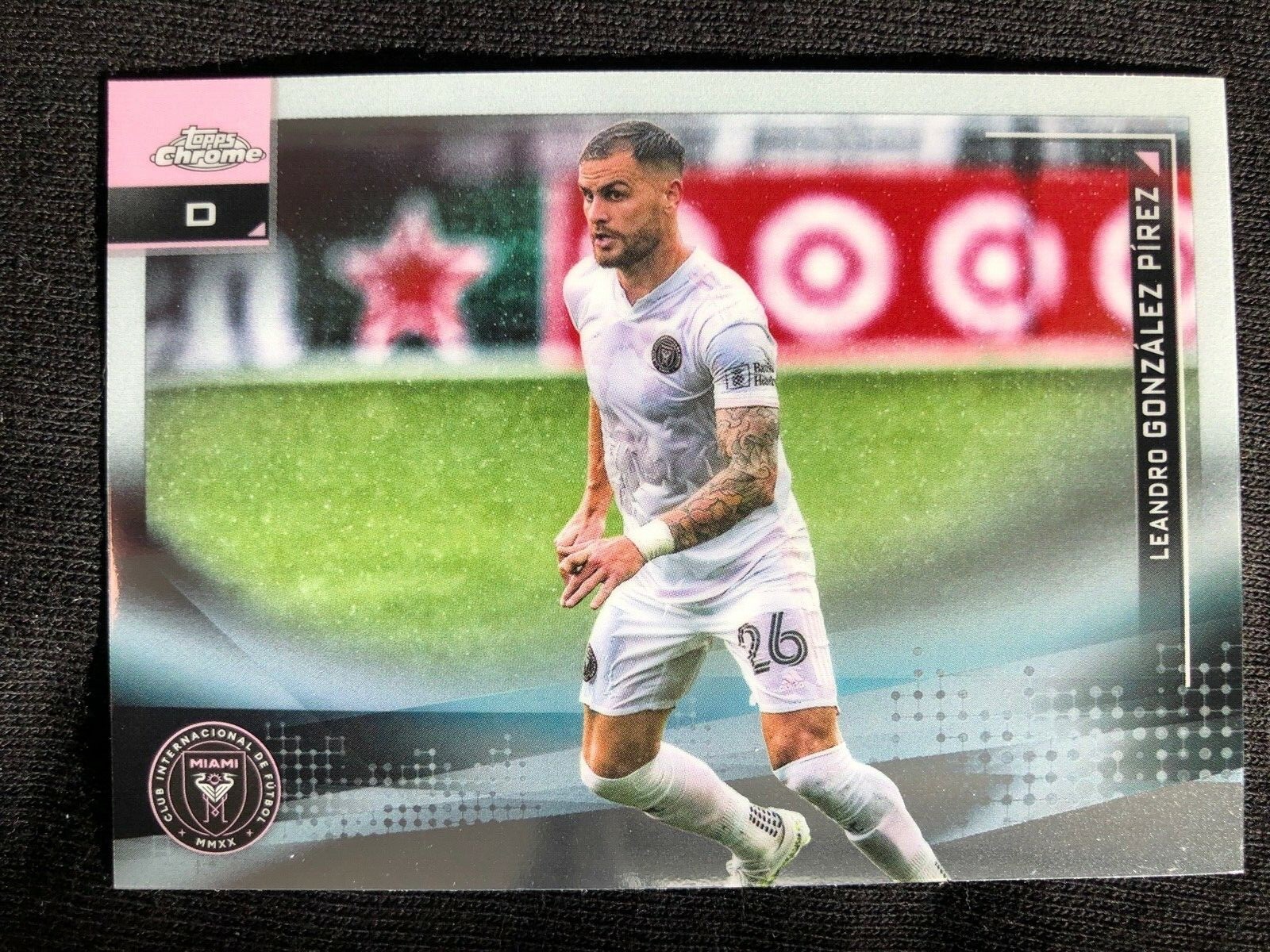 2021 Topps Chrome MLS Leandro Gonzalez Pirez #33 Inter Miami CF