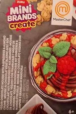 Zuru Mini Brands Create Masterchef Mini Food VEGAN CHOCOLATE MOUSE RASPBERRIES
