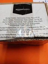 WHOLESALE 50 100 250 500 1000 HORIZONTAL ID BADGE HOLDER INSERT SIZE 3"H x 4"W