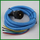 Cold Weather Insulated Trailer Light Plug Wiring Harness 7 Way 6' Cord Trailer