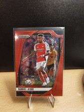 Gabriel Jesus 2024-25 Panini Prizm EPL #29 Red Breakaway Prizm /49