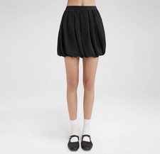 Wild Fable Women's Bubble Mini Skirt Black Size Medium