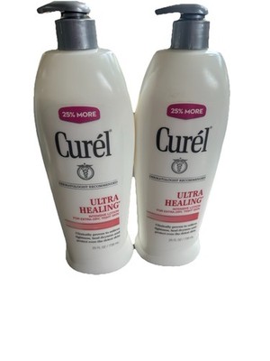 2 Curel Ultra Healing Intensive Lotion for Extra Dry Tight Skin 25 Fl Oz