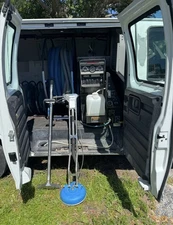 2009 Carpet Cleaning Van w/Hydra-Master Truckmount Extractor  tile spinner wand.