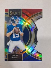 Tommy DeVito - 2023 Select Prizms Red & Blue Die Cut Rookie Card