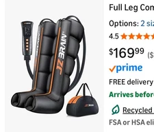 Sequential Air Leg Compression Massager FSA HSA Professional Full Leg Compressio