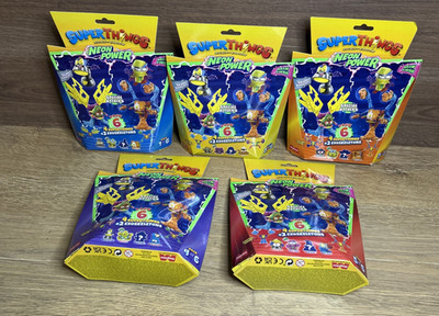 Super Things Neon Power Packs 1-5 Set Neu Originalverpackt