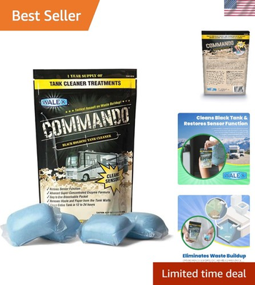 #ad #ad Advanced Enzyme RV Black Tank Cleaner 4 Dissolvable Packets for Waste Removal $17.99