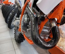 KTEG72 NEW! PRO CARBON EXHAUST GUARD STANDARD HEADER PIPE KTM 450 EXCF 2024-2025