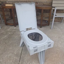 Cleanwaste GO Anywhere Portable Folding Toilet - Best for Camping or Overlanding