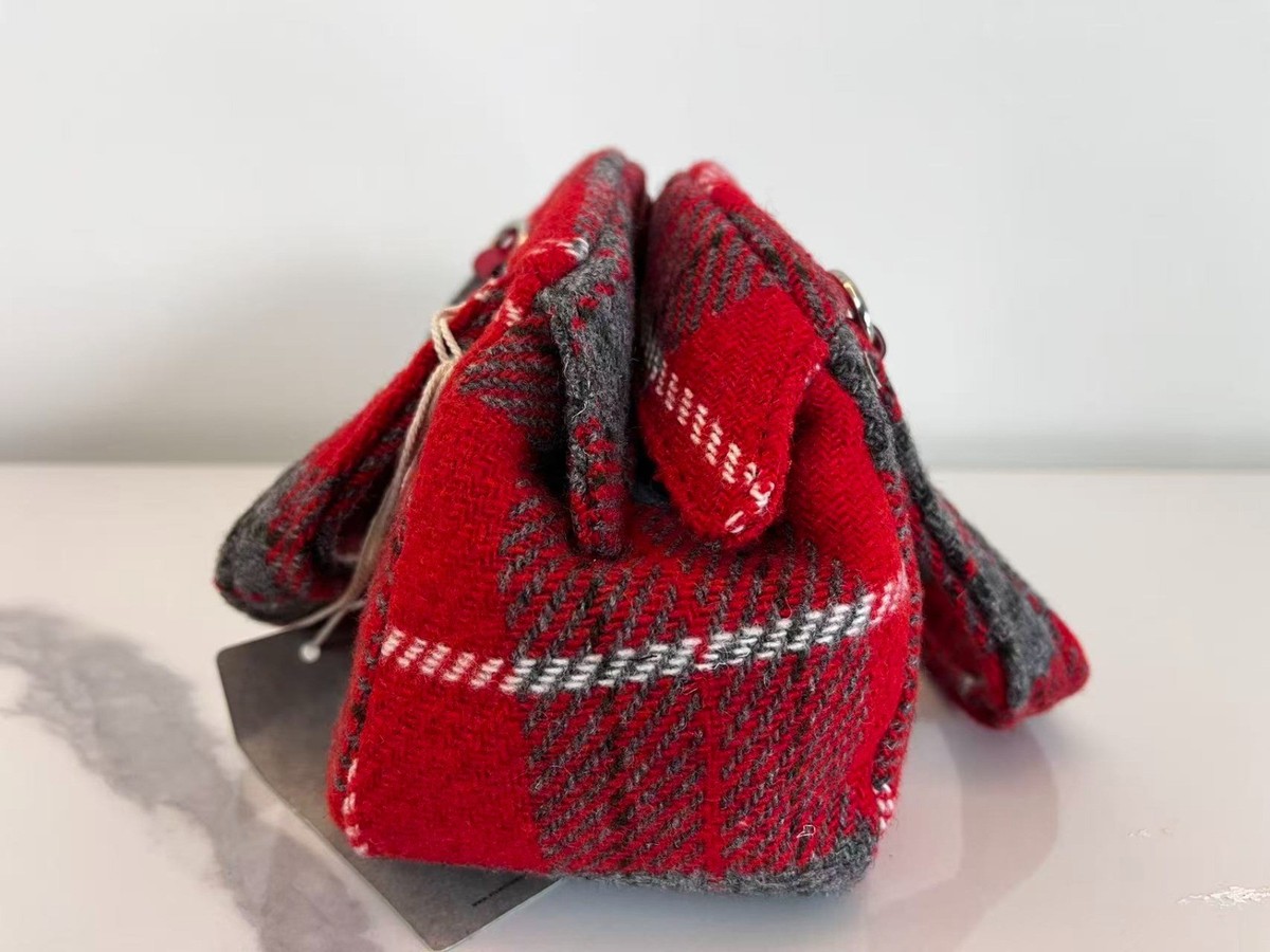 Vivienne Westwood Red Tartan Check Mini Shoulder Handbag  display picture 3