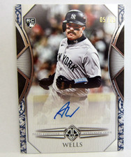 Austin Wells RC 2024 Topps Transcendent VIP Rookie Auto#5/25!Yankees C RC