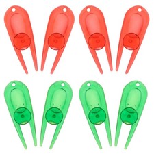 8 Pcs Golf Fork Tool Course Maintenance Accessories Divot Repair