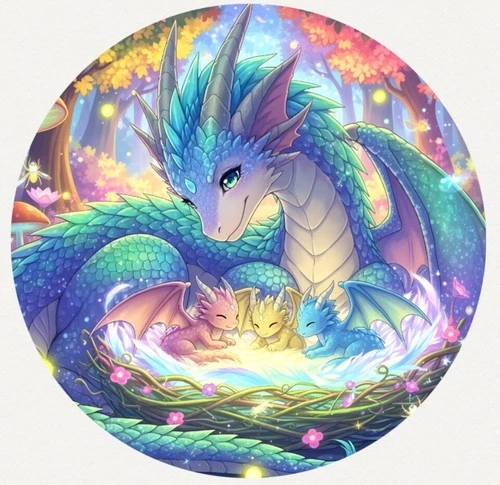 Hayleybug 1 oz Scales of Legacy Dragons silver Round w/ COA mintage 15