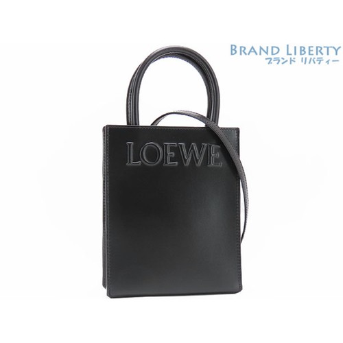 Loewe Standard A5 Tote 2 way Handbag Crossbody Shoulder Bag Pochette Used LIBR-0