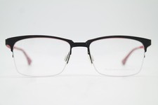 Augusto Valentini 70410 Black Red Half-Rim Eyeglass Frame New