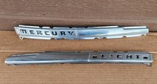 1947-1948 Mercury Eight Trunk Emblem Trim Moldings Oem 1947-1948 Mercury Eight Trunk Emblem Trim Moldings Oem