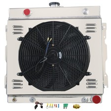 3 Row Aluminum Radiator Shroud Fan for 1971-1979 Truck D B W Series 5.9L 5.2L