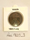 Victoria 1865 Penny
