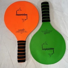 Jazzminton Sport Indoor Outdoor Game Pickleball Badminton ~ 2 Paddles Only