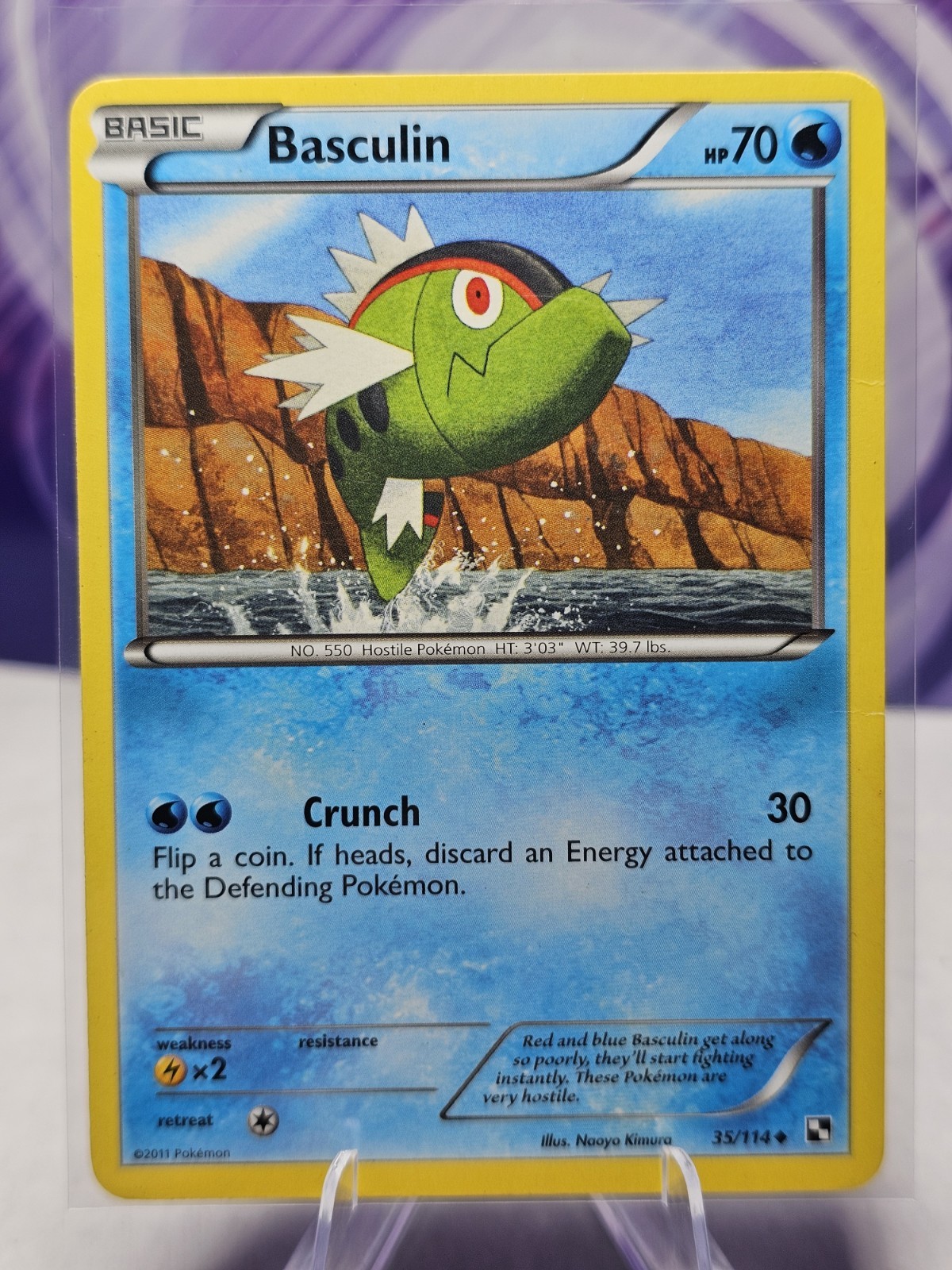 Basculin 35/114 Pokemon Black and White Base LP