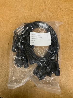 *LOT OF 10* SSEMCO Power Cable C13-C14 P-Lock 10A/250V SVT Power Cord 4 Ft