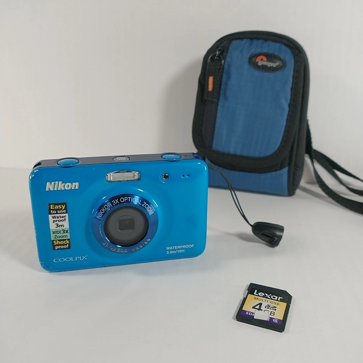 Nikon Coolpix S30 - Compact 10 MP - Bleu - Bon état