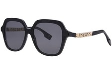 Burberry Joni BE4389 300187 Sunglasses Women's Black/Dark Grey Lenses 55mm