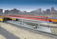 Walthers Cornerstone HO Scale Building/Structure Kit Train Station Platforms (2)