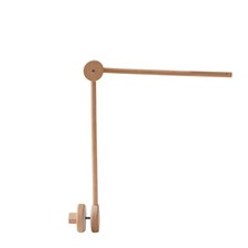 Wooden Crib Mobile Arm, Adjustable Height Baby Mobile Holder for Crib, 360 R...