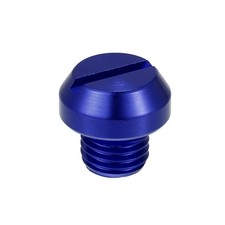 Bouchons De Trou De Miroir De Moto M10 Vis Caps Négatif Bleu