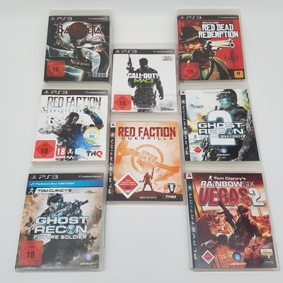 Playstation 3 Spiele Bundle: Bayonetta, Red Dead Redemption, Red Faction, COD