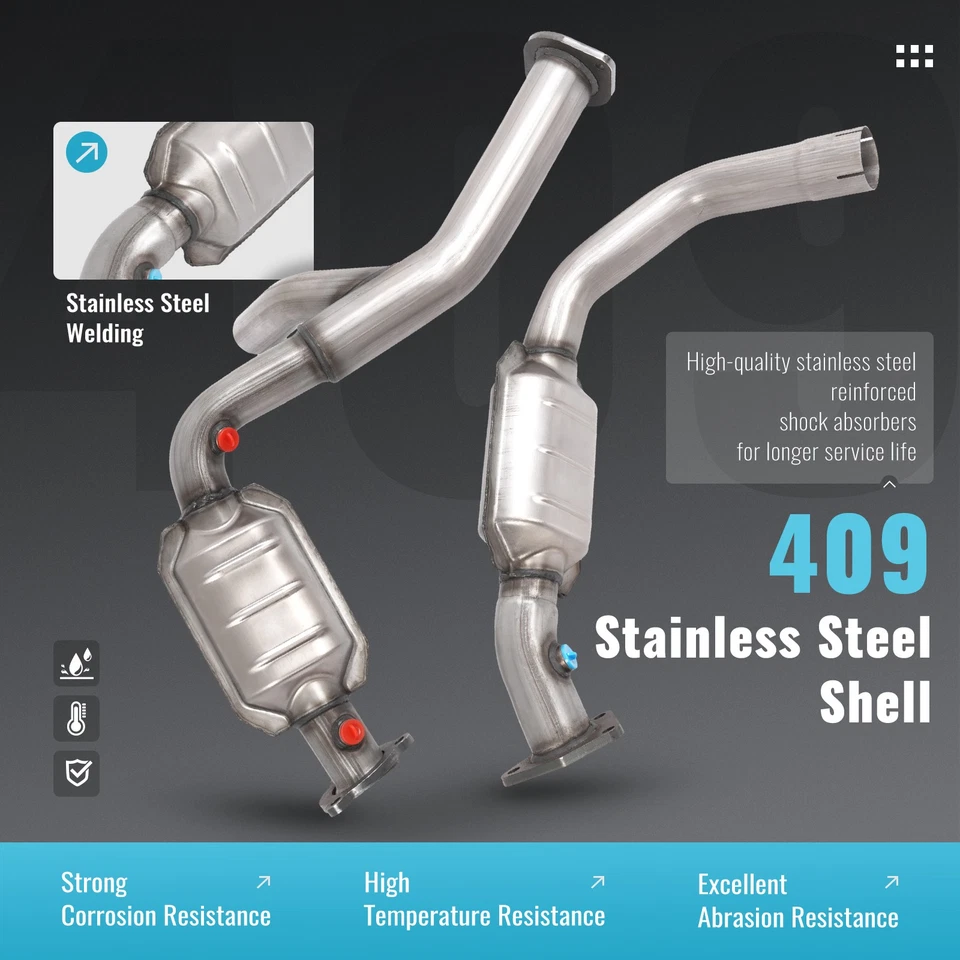 Convertidor catalítico para Chevy Silverado/Suburban/Yukon/Sierra 1500 2007-2009 08 Foto 3 de 4