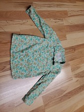 Vintage 90s Girls Oshkosh Long Sleeve Floral Button Up Shirt Size 4T