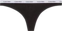 Damen String Schwarz Xs Calvin Klein Logobund UnterwäSche Slips