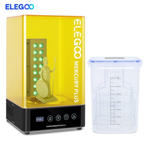 ELEGOO Mercury Plus 2.0 Large Wash and Cure Machine for LCD/SLA/DLP 3D Printing