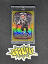 2020 Panini Prizm Joe Thomas True Gold Prizm /10 Browns