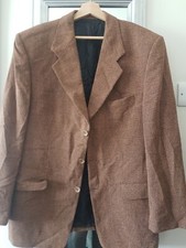 Vintage Teddy Boy rockabilly mod brown black check single-breasted jacket