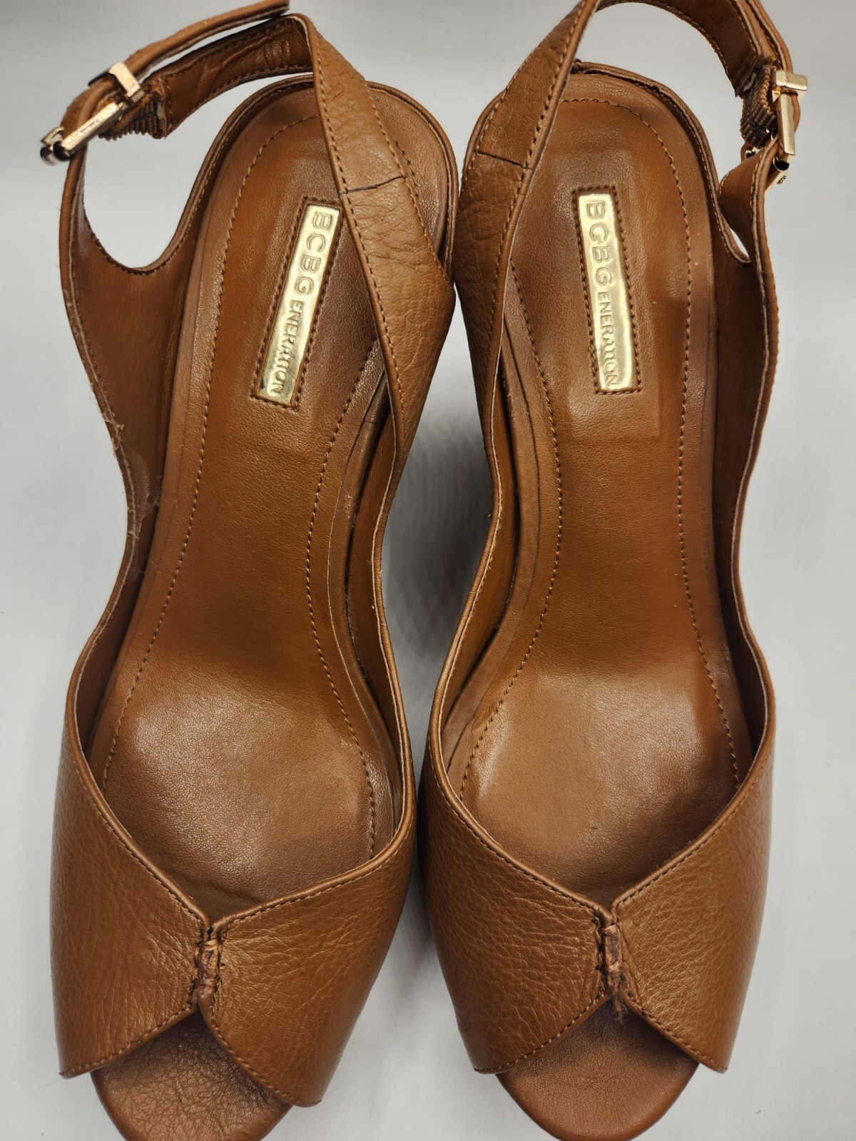 BCBGeneration Toffee Bg-tasha Wedges Size 9.5 Regular Medium Width-image