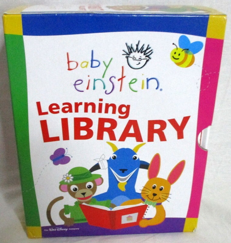 DISNEY BABY EINSTEIN LEARNING LIBRARY COMPLETE BOX SET 12 HC BOOKS